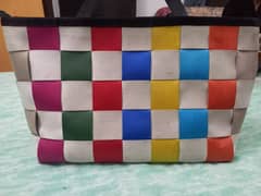 Multicolor handbag