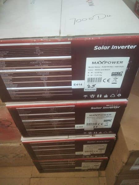 Solar Hybrid inverter maxpower 6kw 7000pv suntronic 0