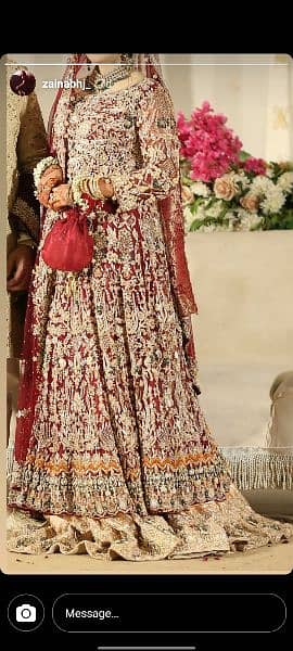 Ahmed Sultan inspired Bridal barat lehnga for sale