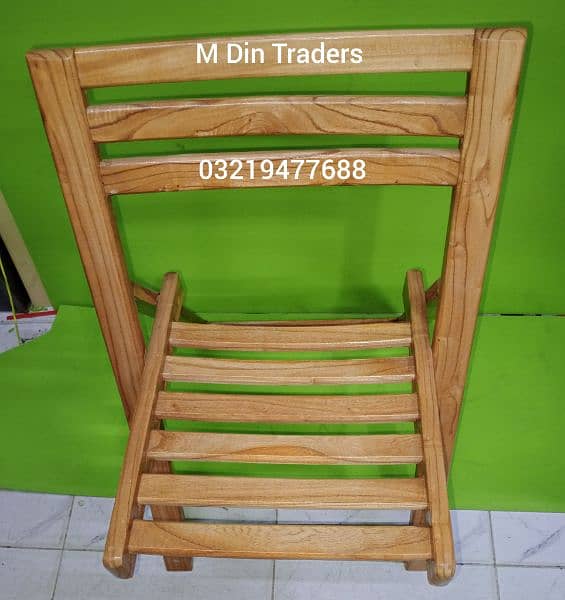 folding chairs/ wood chair/ out door chair / namaz chair is 4