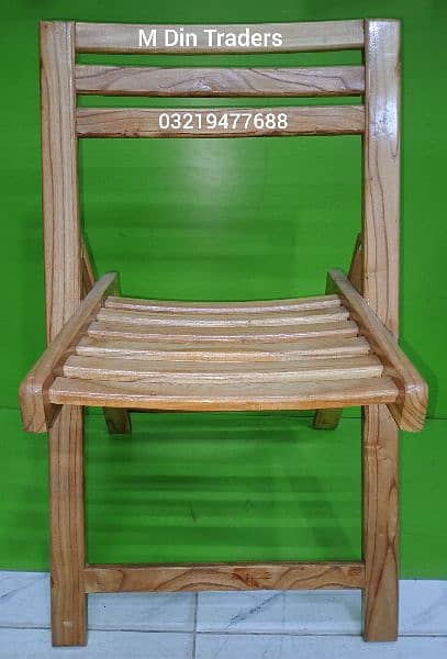 folding chairs/ wood chair/ out door chair / namaz chair is 6