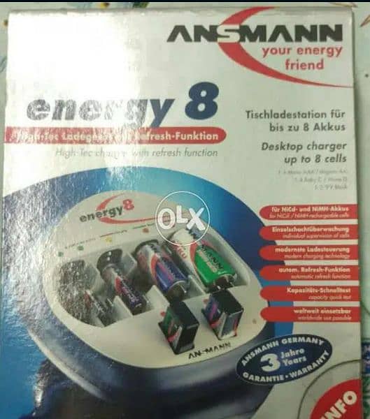 ANSMANN Rechargeable Cell charger German 03320521233 0