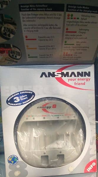 ANSMANN Rechargeable Cell charger German 3