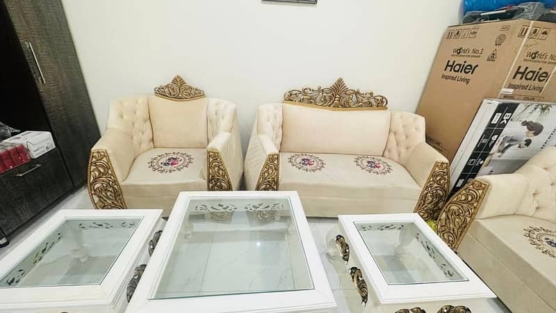 Luxury sofa set 5