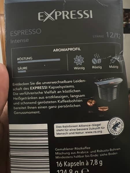 Expressi k-fee coffee 2x16 capsules plus 1x12(opened) 5