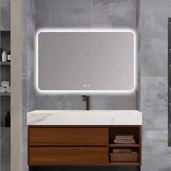 PVC vanity and looking mirror 16