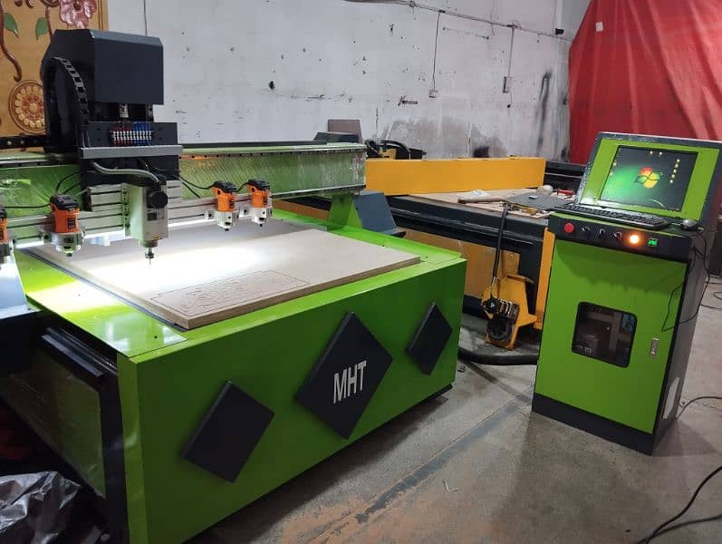 CNC Wood Machine Cutting 2D 3D Laser Plasma Marble Die, PVC cerelac MD 6