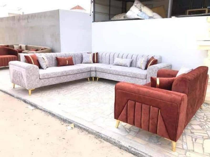 new u shape l shape sofa set 7