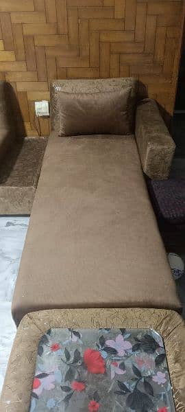 Double bed all sofa set 14
