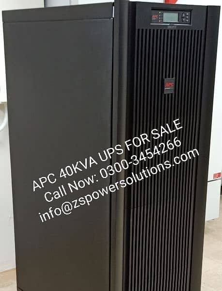 APC by Schneider Electric Smart-UPS VT 40kVA/32kW Three Phase UPS. 1
