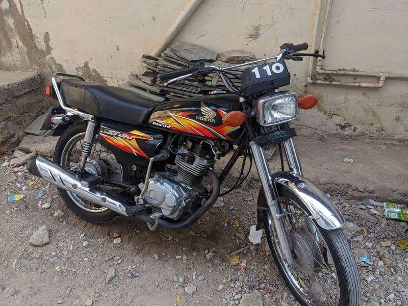 Honda CG 125 2021 last month available for sale 5