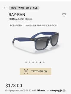 Ray-Ban sunglasses modal RB4165 0