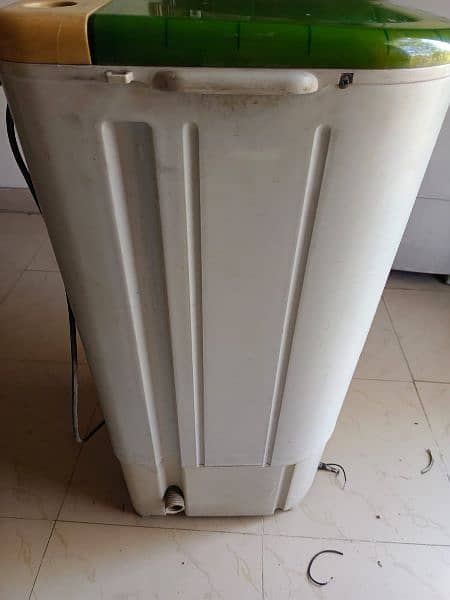 Haier Dryer 6-KG 
And the Electrolux washing machine is  full size 2