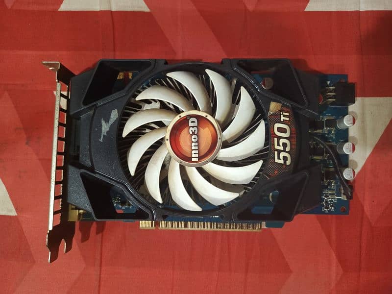 Nividia 550Ti Graphics Card For PC in Tower With full Profile. 2