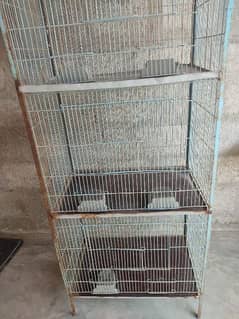 Birds Cage 4 portion( WXH 2x6 feet approx. ).