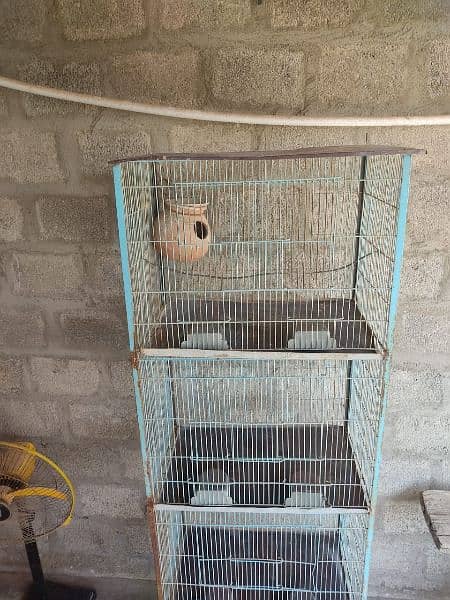 Birds Cage 4 portion( WXH 2x6 feet approx. ). 1
