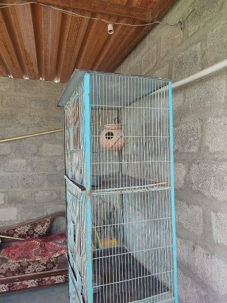 Birds Cage 4 portion( WXH 2x6 feet approx. ). 2