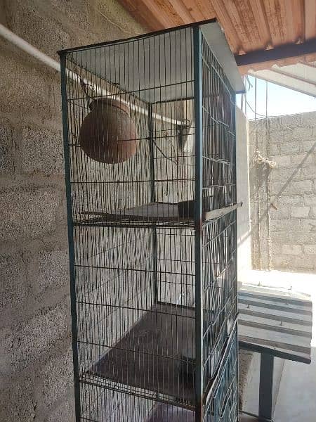 Birds Cage 4 portion( WXH 2x6 feet approx. ). 3