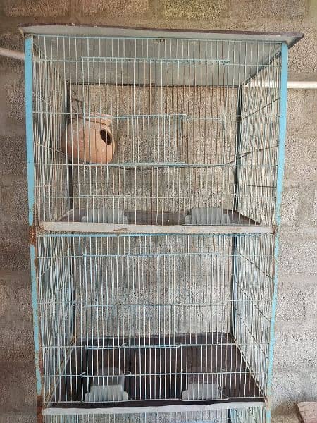 Birds Cage 4 portion( WXH 2x6 feet approx. ). 5