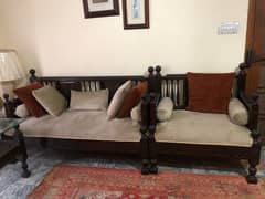 wooden sofa valvet poshis