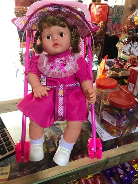 Adorable Baby Doll with stroller 4
