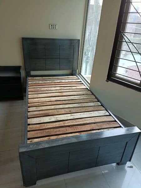 single bed, double bed, bed, new bed, poshish bed 6