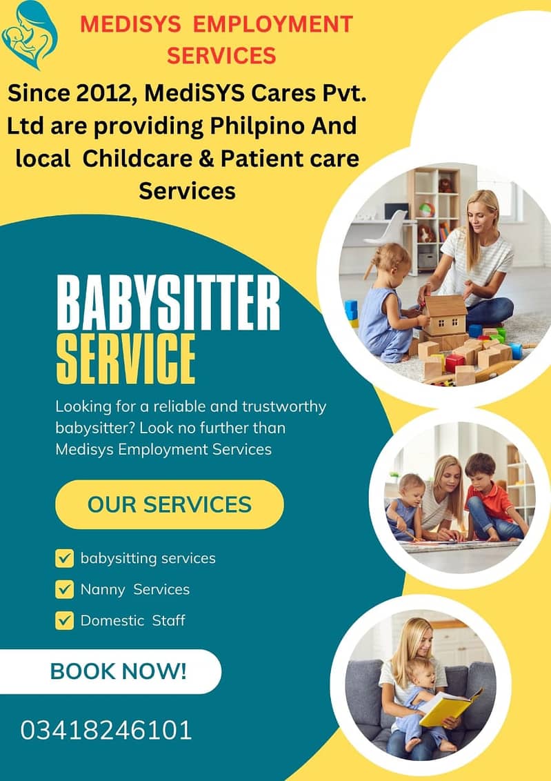 Babysitters Nanny maid Childcare | Baby sitters Cook Nurse Chef driver 0