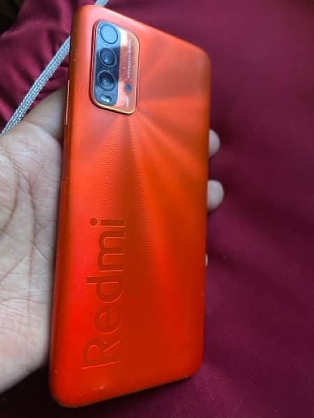 Redme 9t 6/128 gb pta aproved only glass crack ha working fine 0