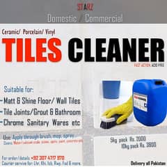 "TILES SPOT, STAIN, SCALE & GROUT CLEANER"