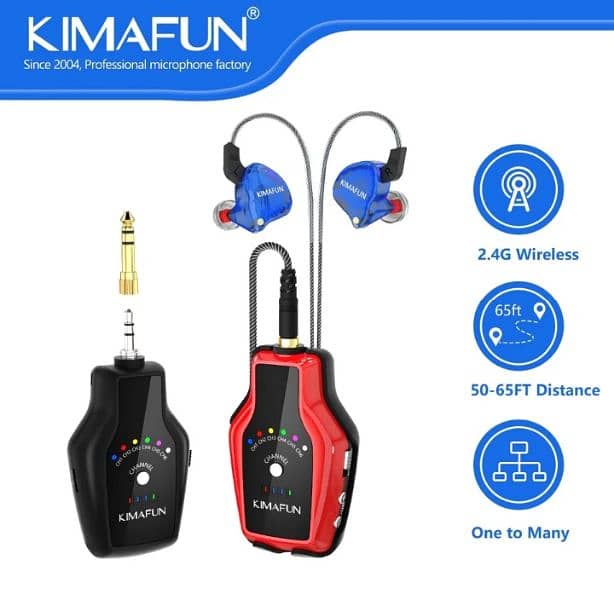 kimafun iem sound for musicians wireless in ear monitor system singers 0