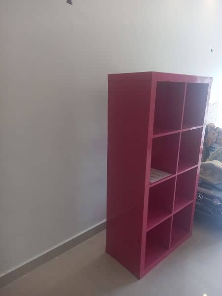 Ikea-Dubai rack beautiful pink color. Size H-59 x W-15.5 x L-31 Inches 3