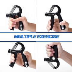 Grip Strength Trainer/Finger Forearm Exerciser with Counter/Adjustable 0