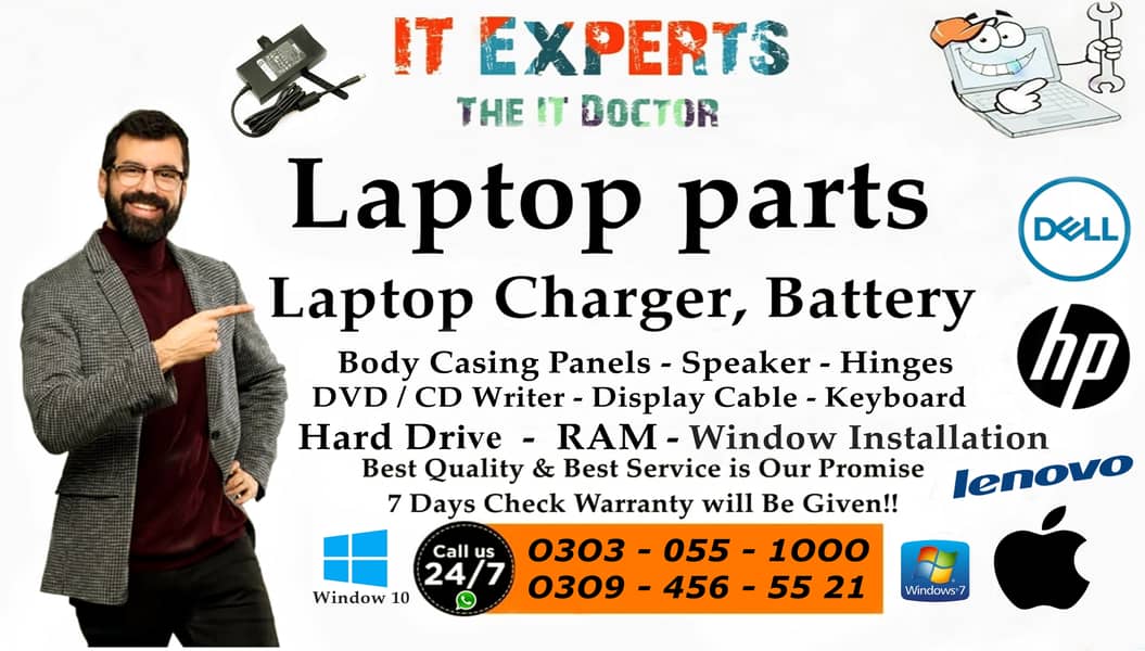 ORIGINAL LAPTOP PARTS | LAPTOP CHARGER | LAPTOP BATTERY | HARD / RAM 0