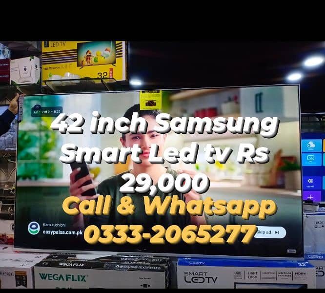 65 INCH SAMSUNG SMART LED TV brand new 4k Resolution 3