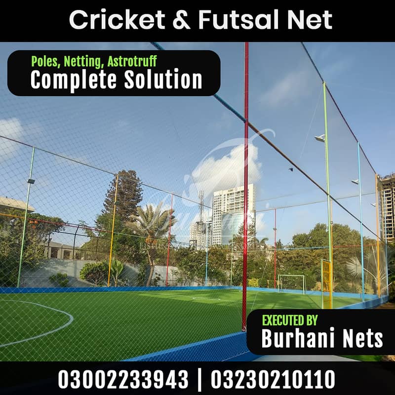 Sports Net | Indoor Cricket Net | Safety Net | Anti Bird Net | Turf 10