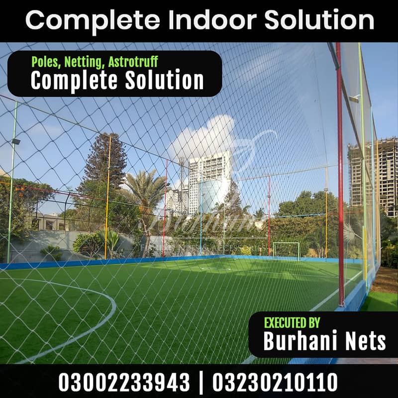 Sports Net | Indoor Cricket Net | Safety Net | Anti Bird Net | Turf 11