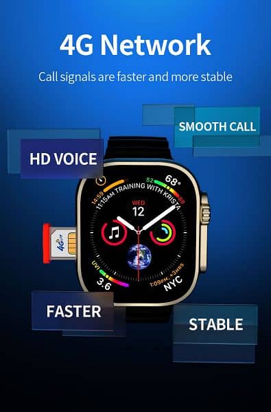 S8 ultra 4g sim supported android watch 12