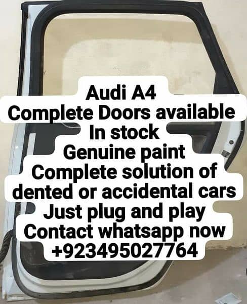 AUDI Complete Doors and Spare Components 0