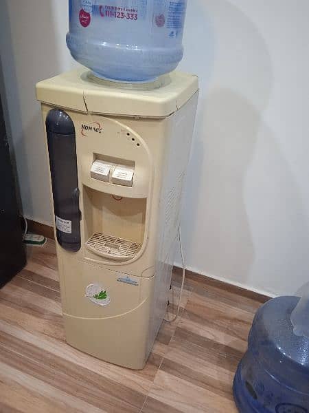 Homage water dispenser with mini fridge 0