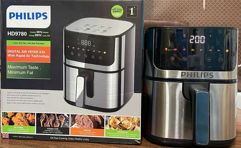 Philips Air Fryer Baking Oven Deep Fryer Vacuum Cleaner Blender Juicer 2