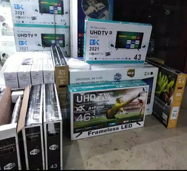 55" smart led tv 8k UHD box pack call. +923004675739 0