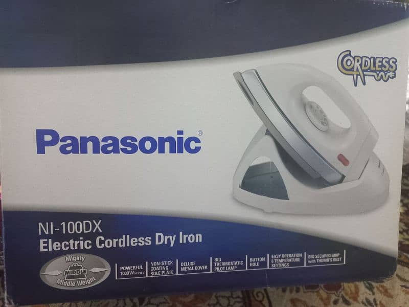 Panasonic cordless iron 2