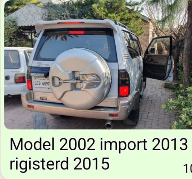 prado model 2002 import 2013 rigisterd 2015 1