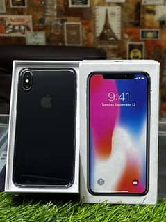 iphone X 64gb pta-approved 81% battery complete box 0