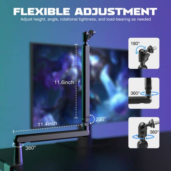 Fifine BM88 Boom Arm Mic Stand 1