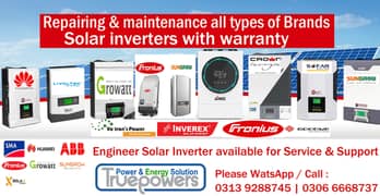 Solar inverters Service Center reparing maintaenaince with warranty 0