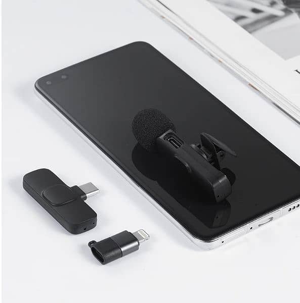 K9 Wireless Collar Microphone iPhone/Android & Type C 1