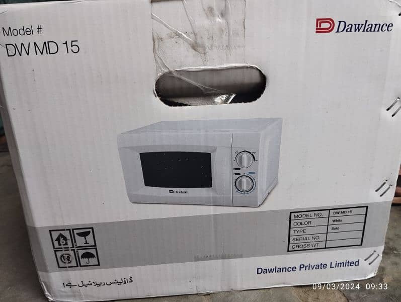 Microwave Oven DW MD 15 2