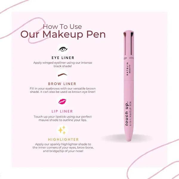 4 in 1 makeup pen - touch up pen - makeup pen 4