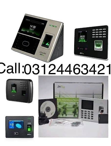 Fingerprint zkteco electric Door lock system with attendence machine 0